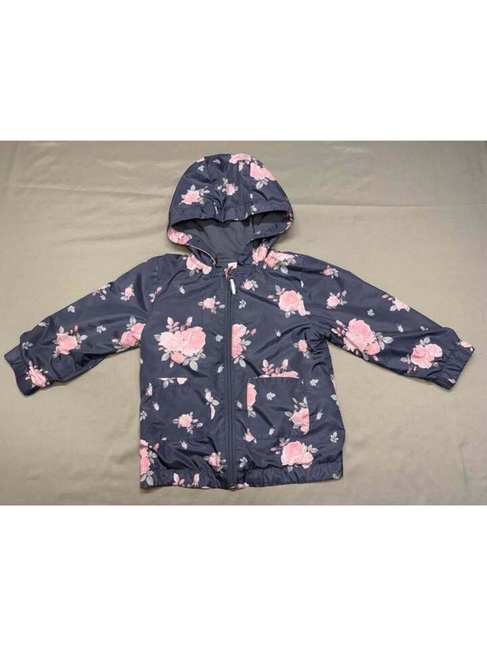 Wonder Nation 3T Floral Hooded Windbreaker Jacket
